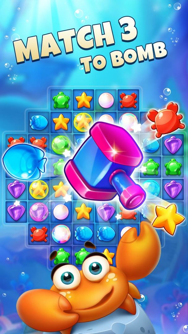 Screenshot of Fish Crush 2 - Match 3 Puzzle