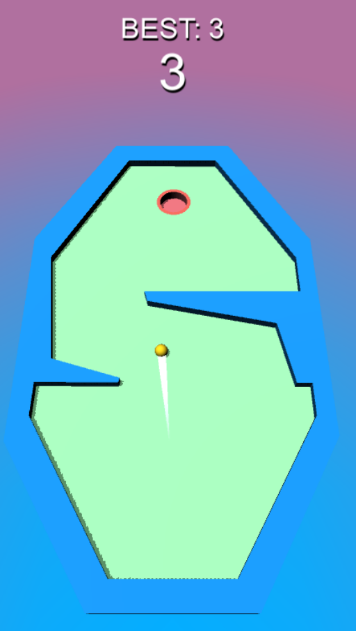 Relaxing Mini Golfie Game Screenshot