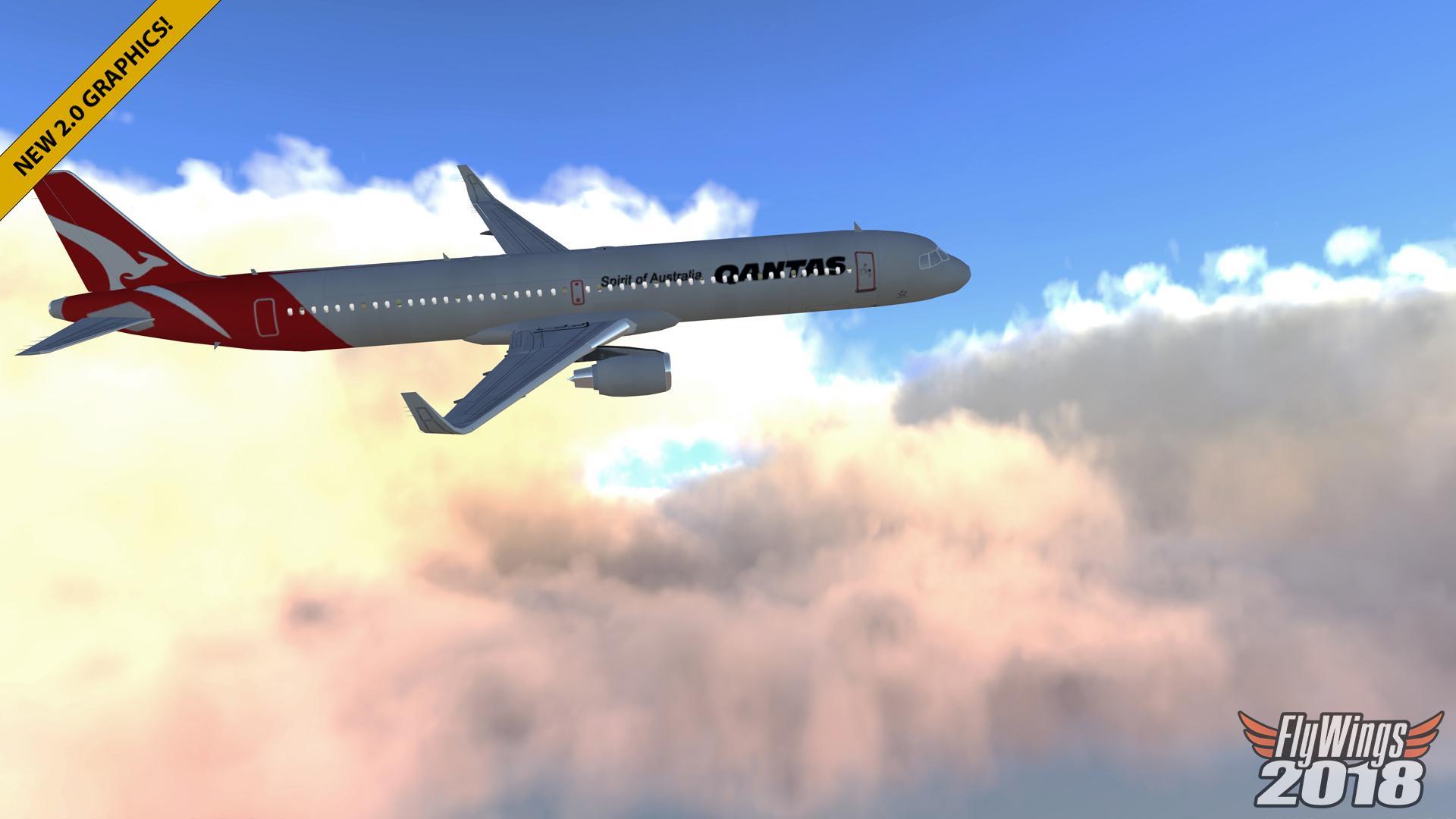 Flight Simulator 2018 FlyWings 遊戲截圖