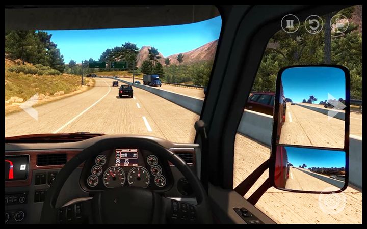 Screenshot 1 of Euro Truck Driving : Goods Transport Cargo Game 3D 