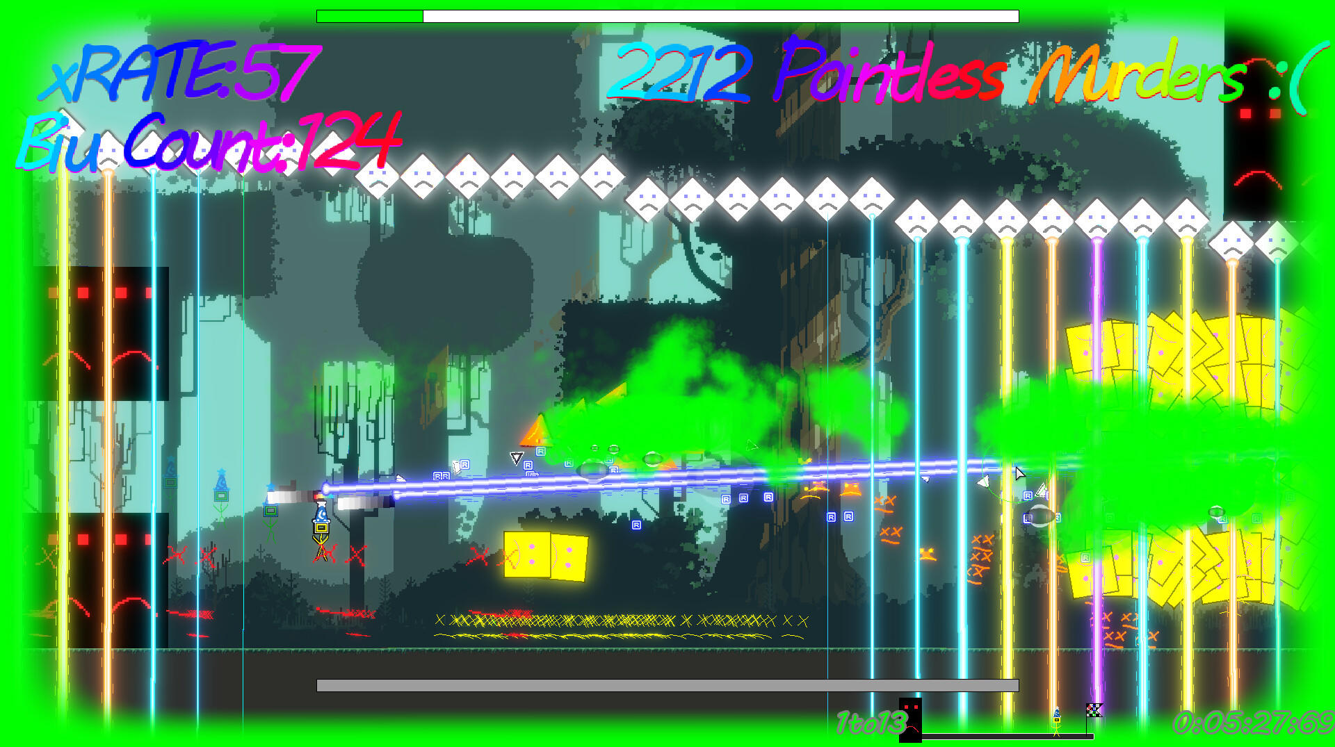 A2C:Ayry seems to be playtesting a 2D runner shooter from Cci ภาพหน้าจอเกม