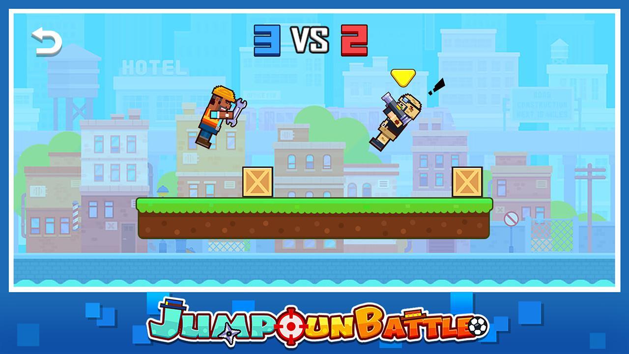 Jump Gun Battle Game Screenshot