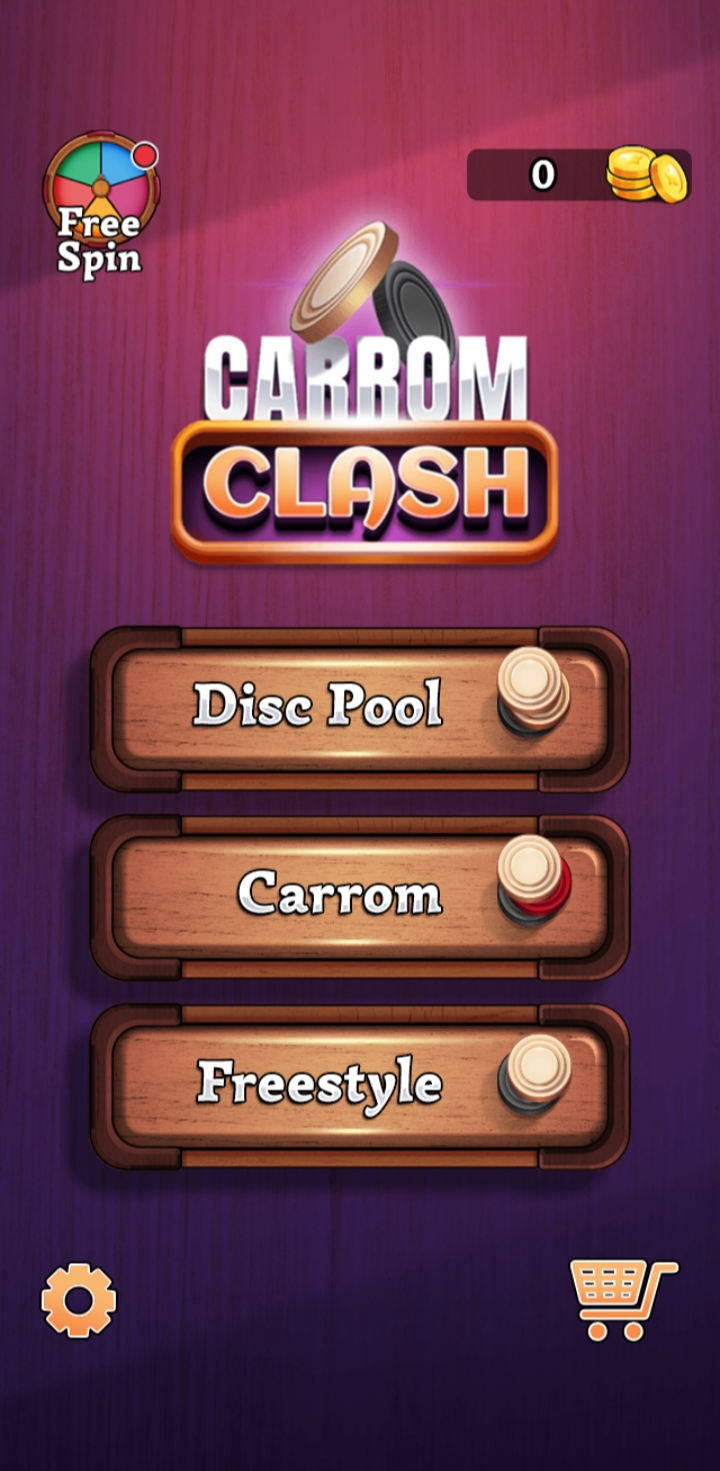 Carrom Clash Royale ภาพหน้าจอเกม