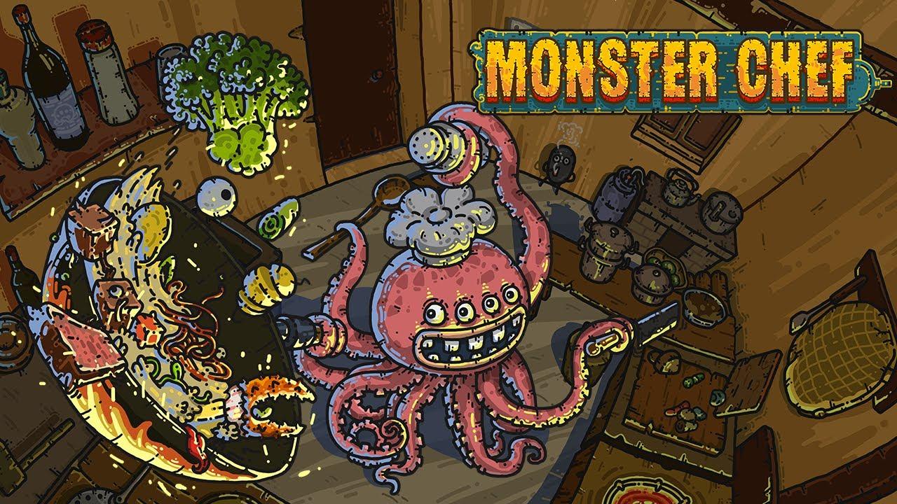 Screenshot of the video of Monster Chef
