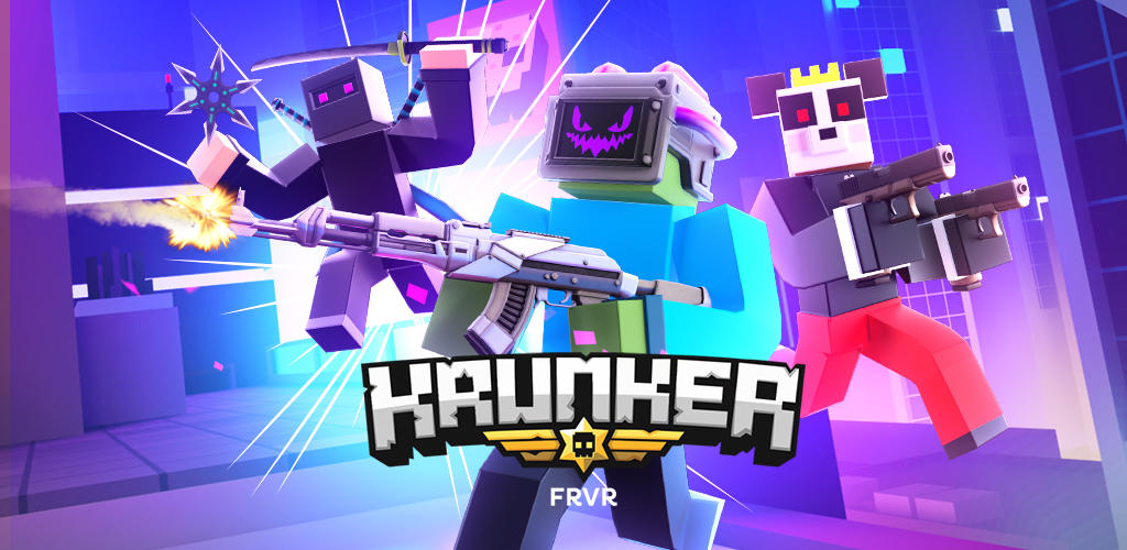 Banner of Krunker FRVR - Multiplayer FPS 
