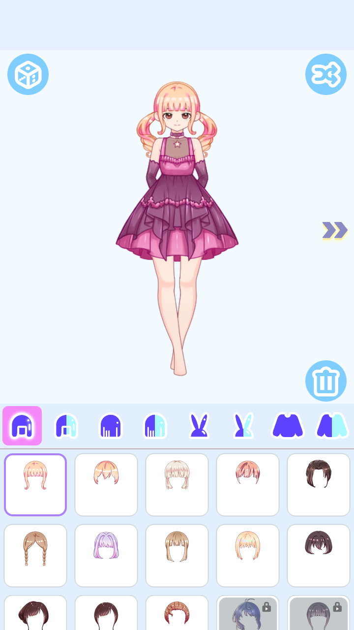 Sweet Lolita Avatar Maker Game Screenshot