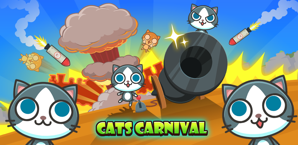 Banner of Cats Carnival - 2 Player Games 
