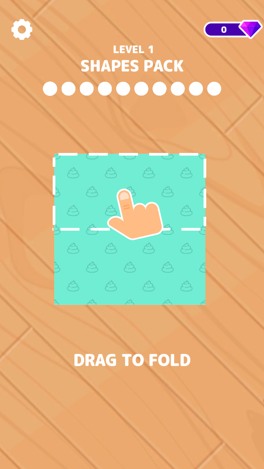 Screenshot of Origami Fold: Paper Puzzle
