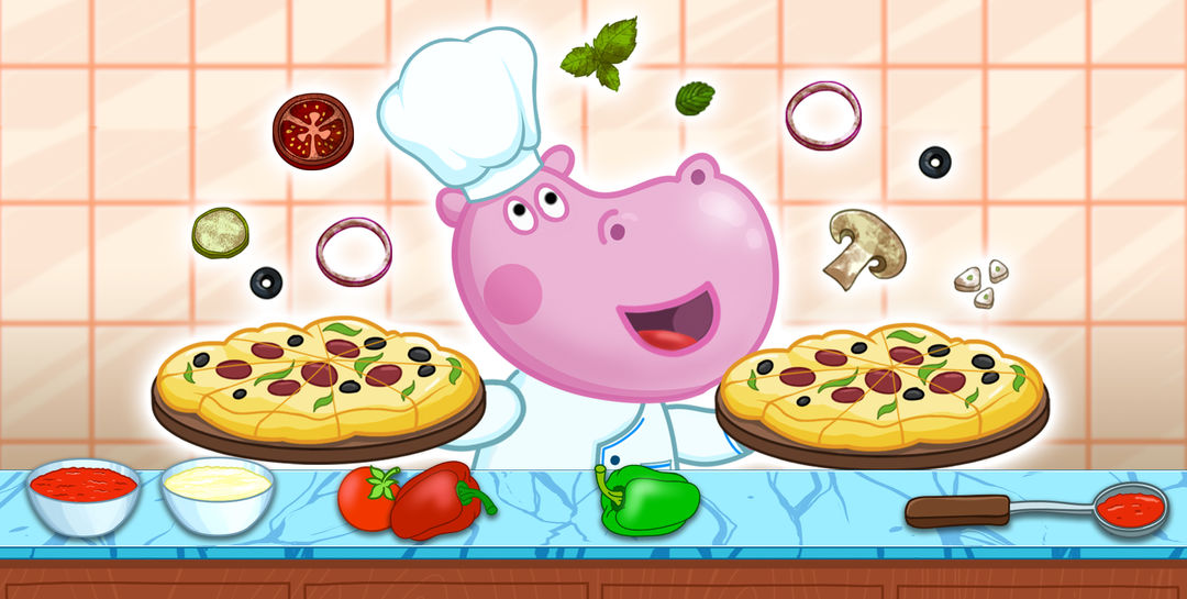 Pizza maker. Cooking for kids ภาพหน้าจอเกม