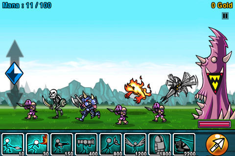 Screenshot of Cartoon Wars Lite