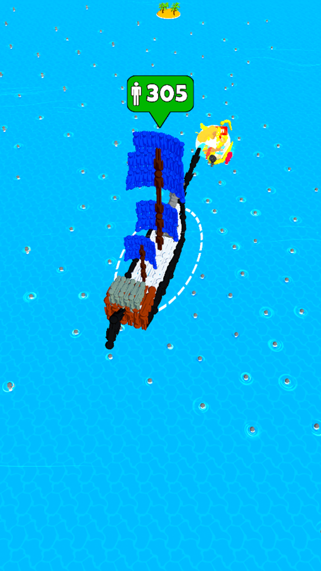 Human Ship Game Screenshot