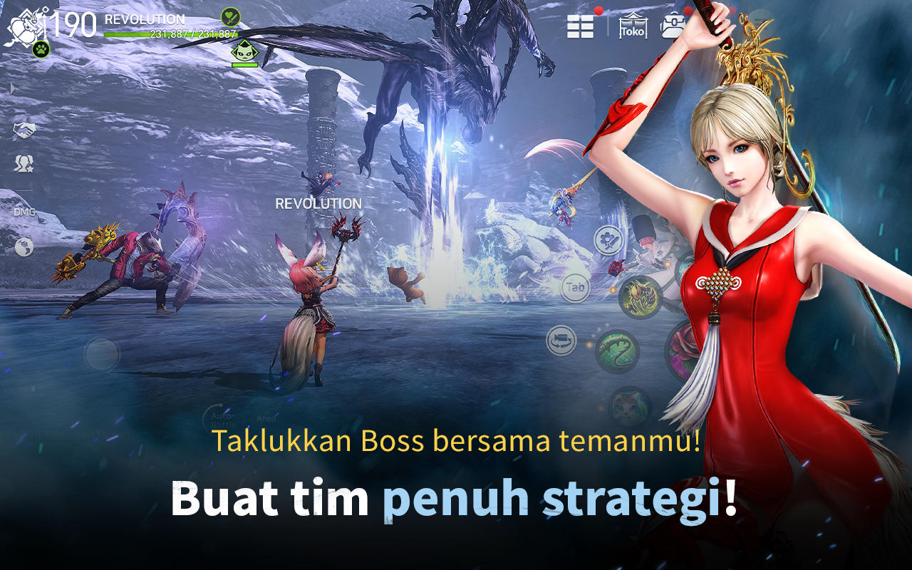 Cuplikan Layar Game Blade&Soul Revolution