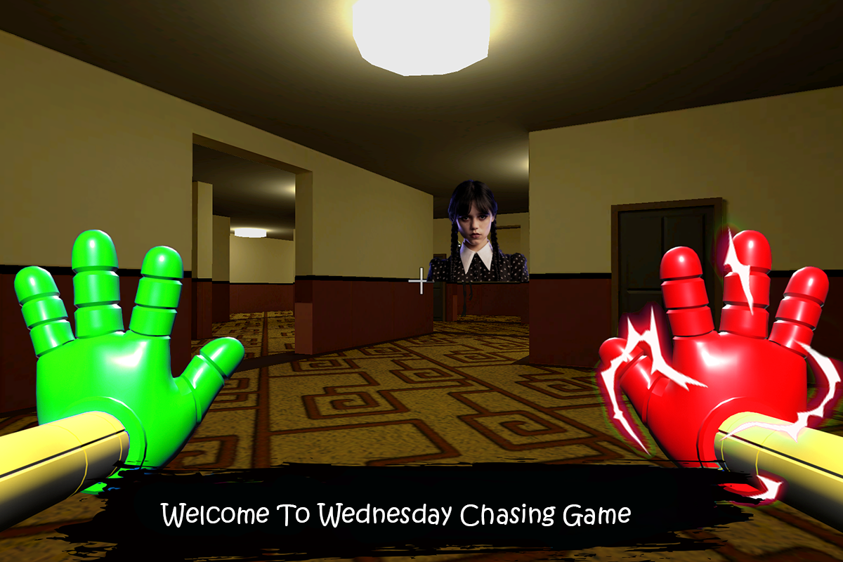 Wednesday Chasing Game Screenshot