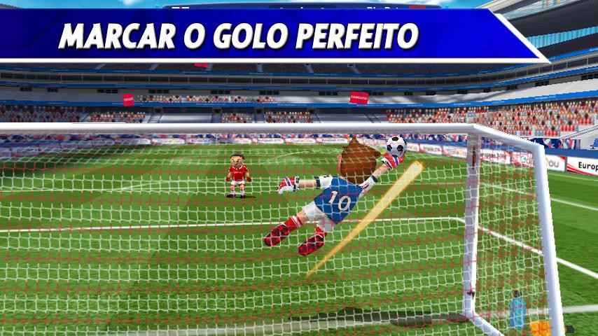 Captura de Tela do Jogo Perfect Kick - futebol