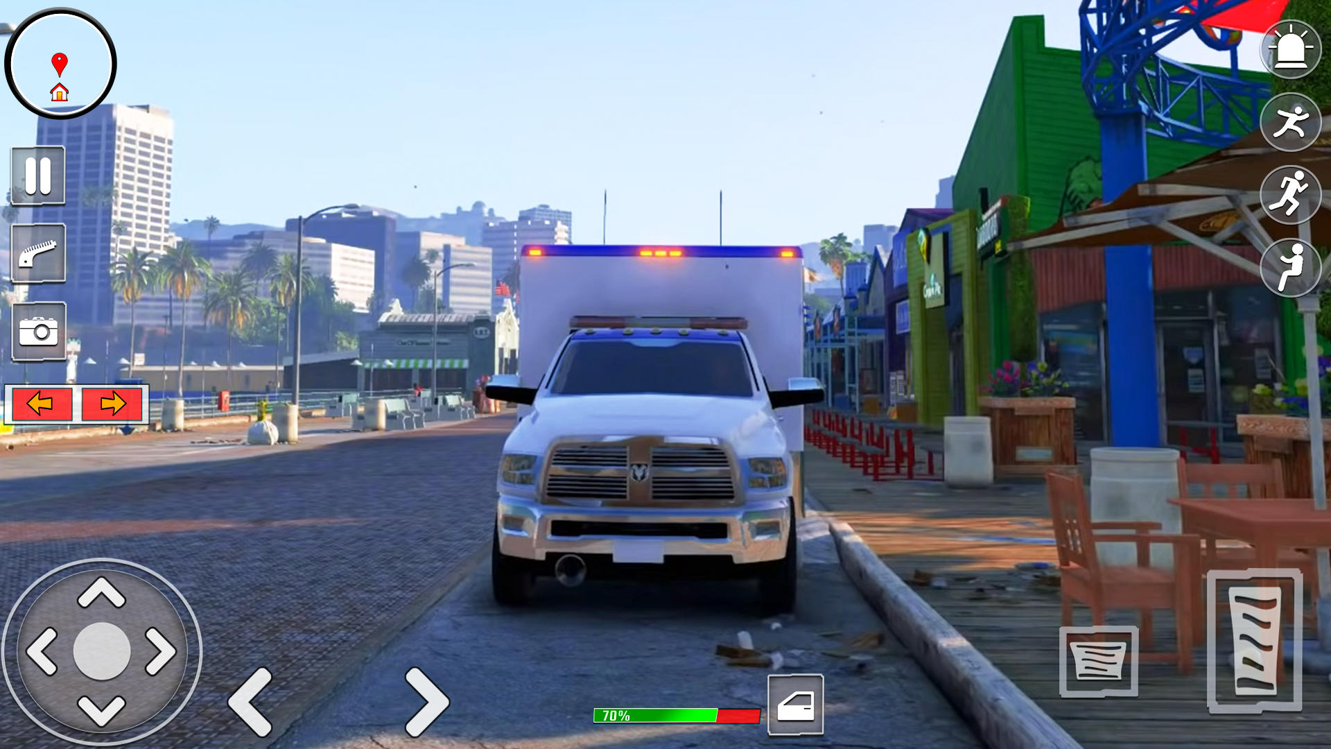 Ambulance Driver Simulator Game Screenshot