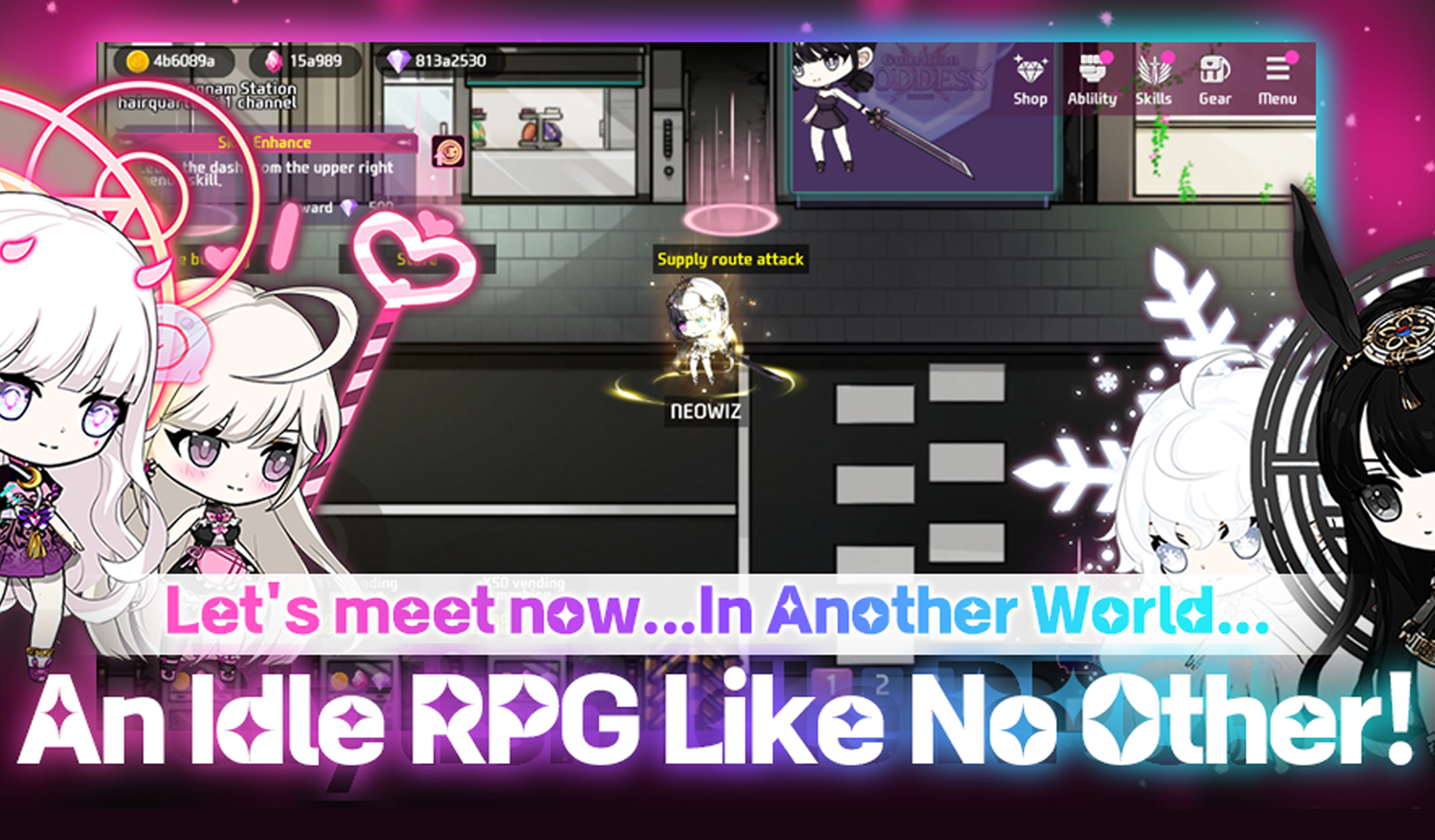 Screenshot of Guardian Goddess: Idle RPG