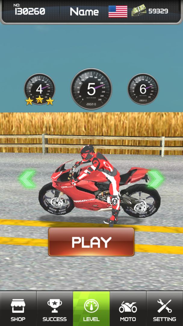Screenshot of Bike Race: Motorcycle Game
