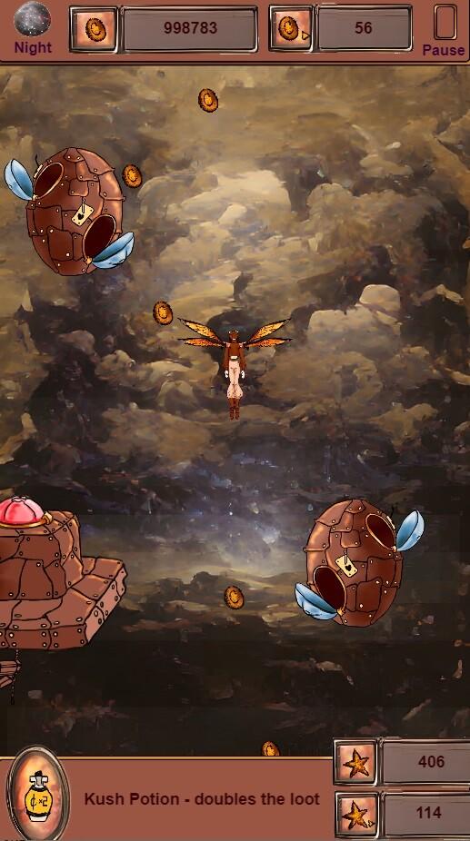 Steampunk Runner Game Screenshot