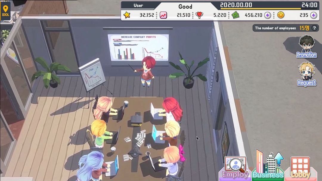 Screenshot of Idol Queens Production