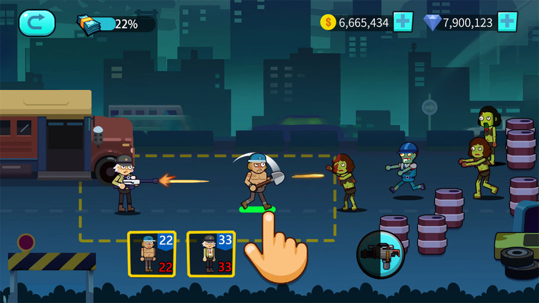 Screenshot of Among the Zombie