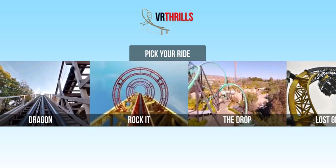 VR Thrills: Roller Coaster 360 (Google Cardboard) 게임 스크린 샷