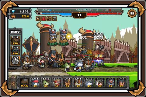 ねこ戦争2 ゲームのスクリーンショット