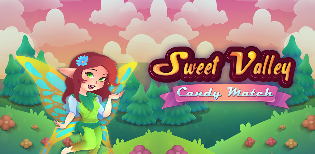 Banner of süßes Tal: Süßigkeiten Spiel 