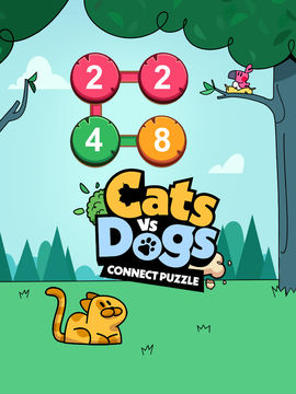Cuplikan Layar Game Cats vs Dogs Puzzle Connect