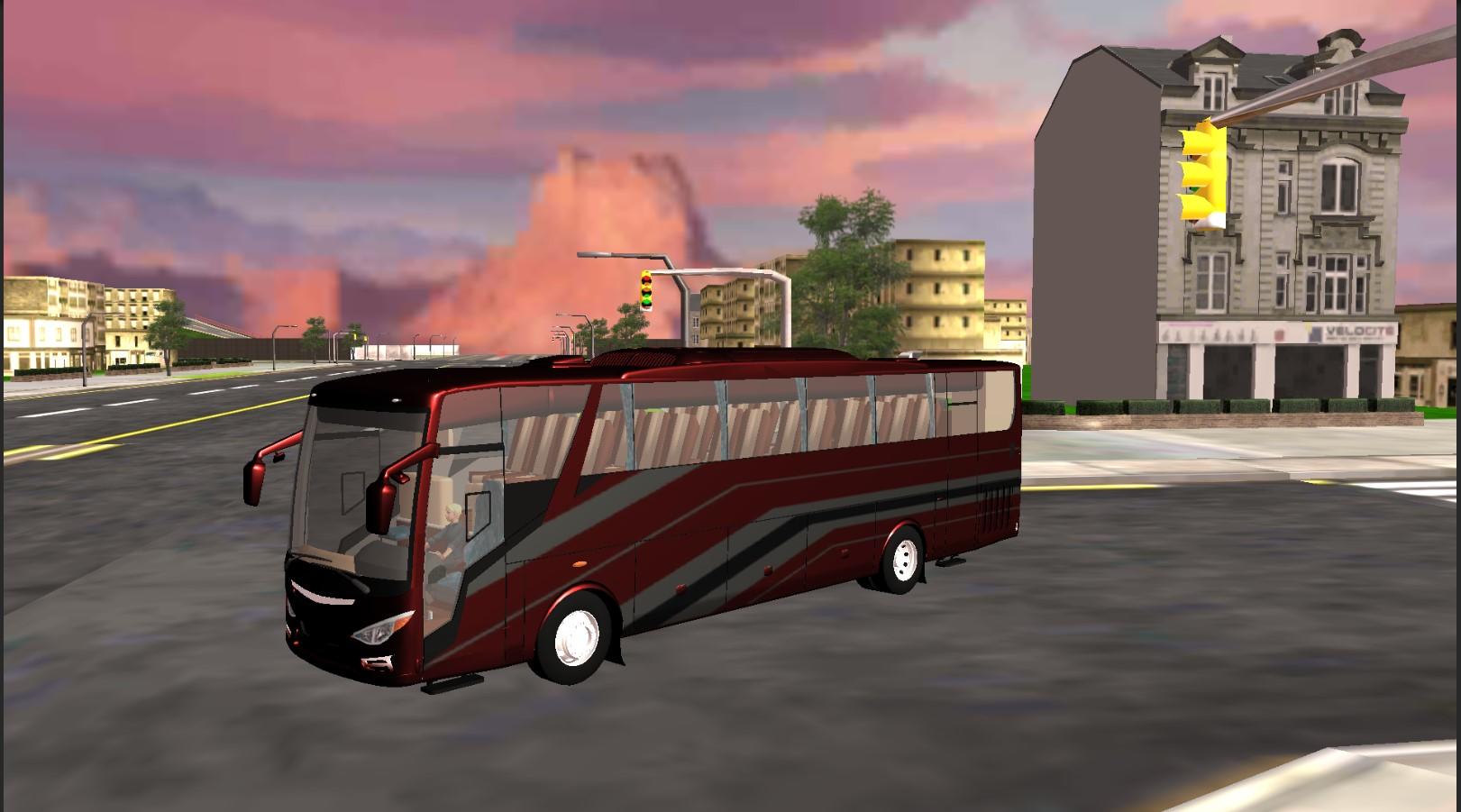 Captura de Tela do Jogo Offroad Coach Bus Driving Game