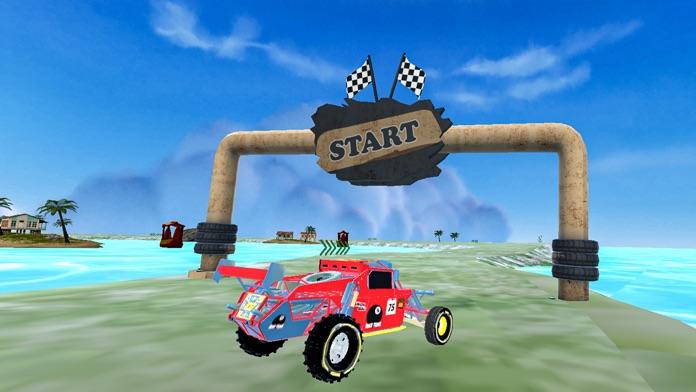 Buggy Racing on Beach 3D Game Screenshot