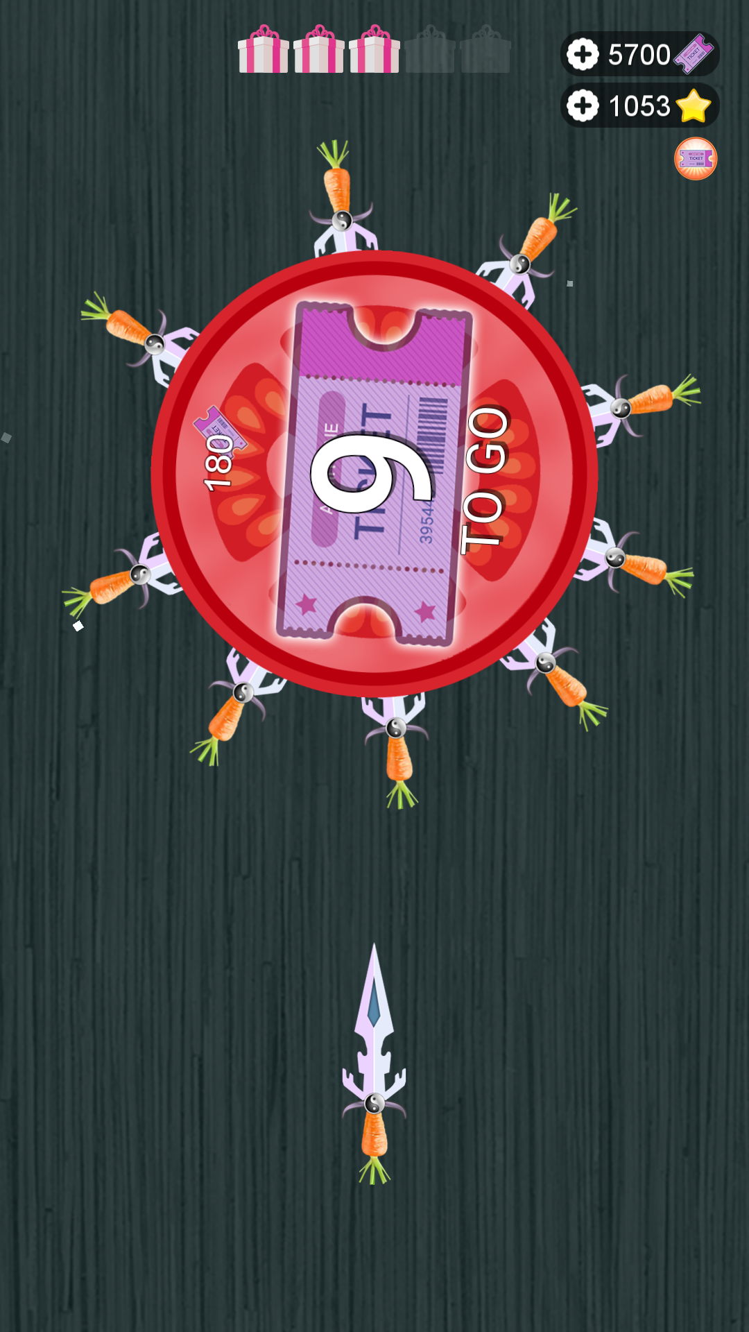 Screenshot of 나이프히트 - 선물게임