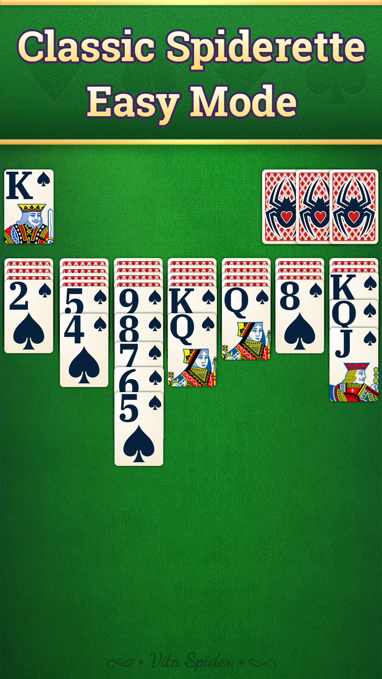 Screenshot of Vita Spider - Big Card Game