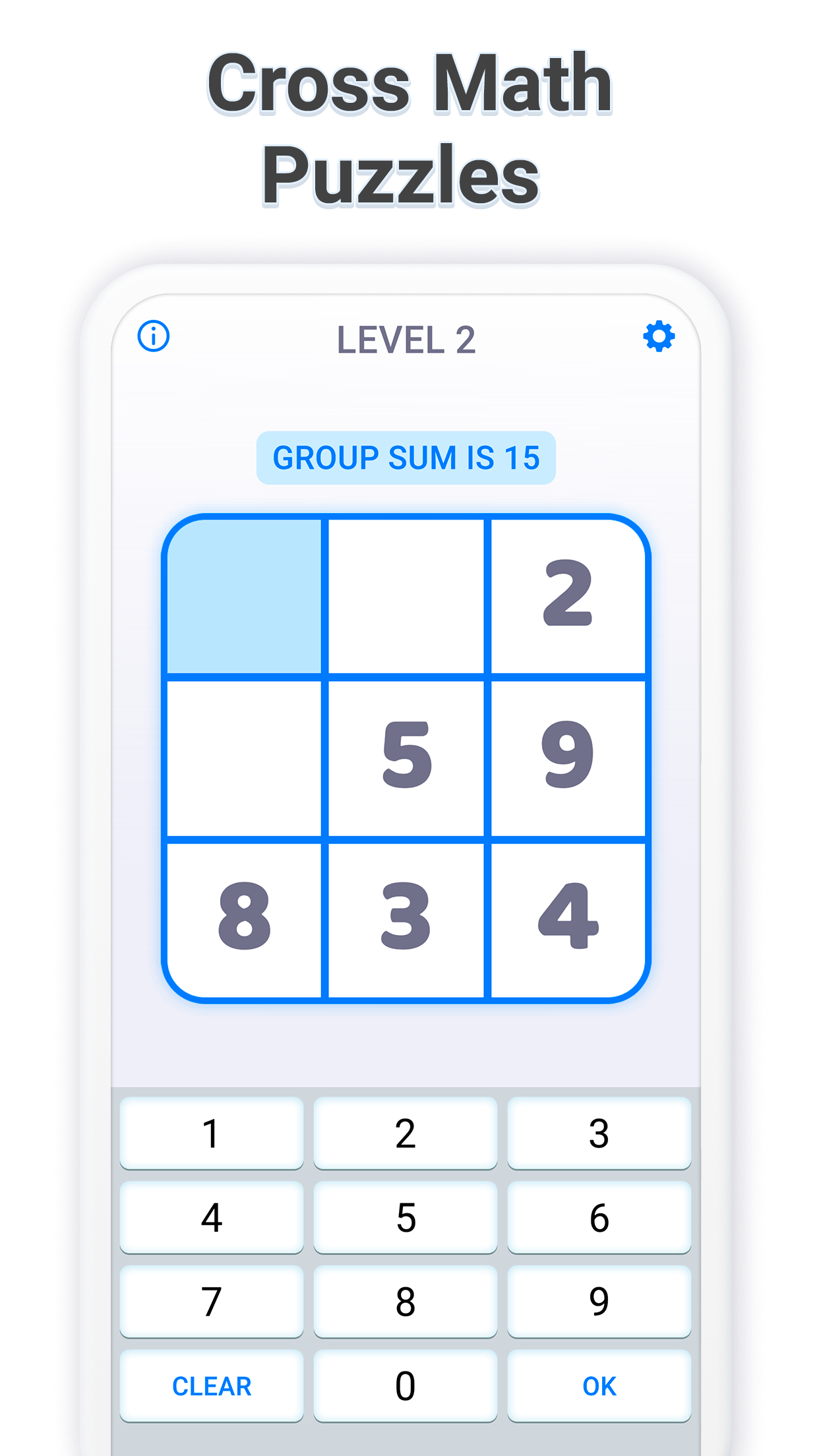 Quadromatics - Cross Math Game Game Screenshot