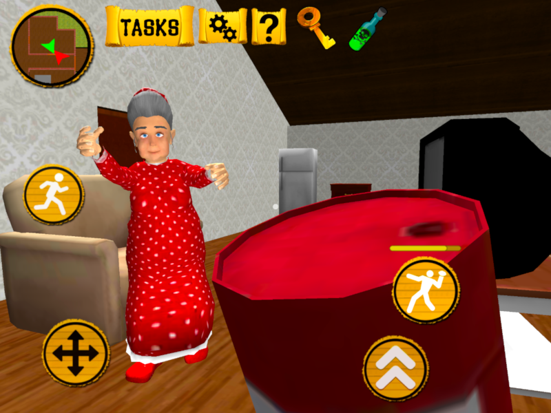 Granny Neighbor. Terrible Secret Game Screenshot