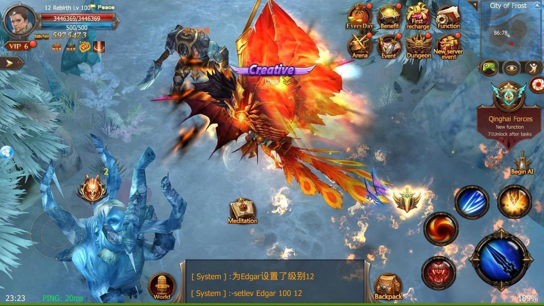 Screenshot of (Free Diamonds) Mu Origin Arena - Version 8.0
