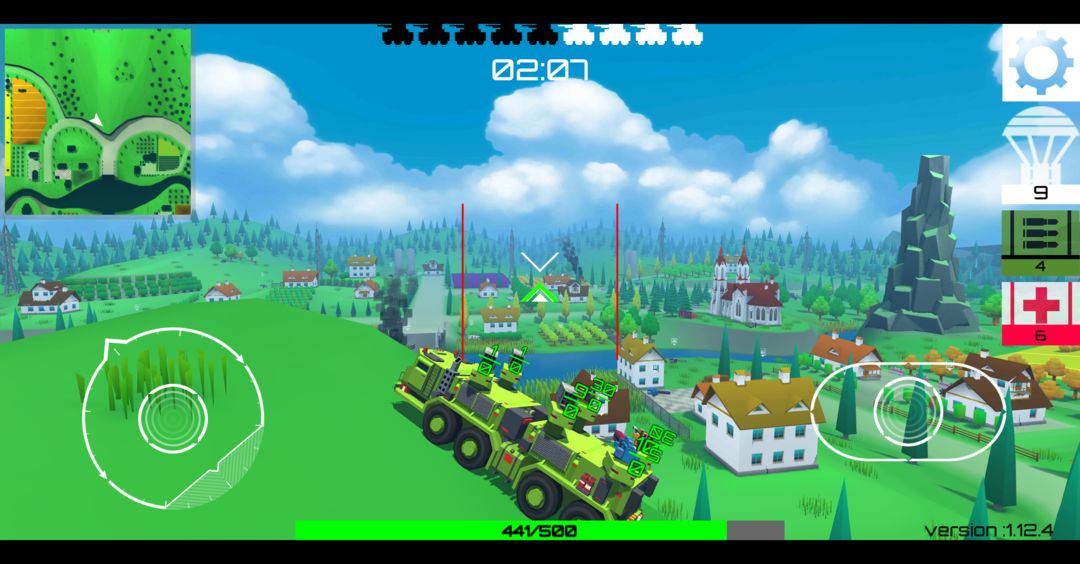 Screenshot of BATTLE CARS: war machines with guns, battlegrounds