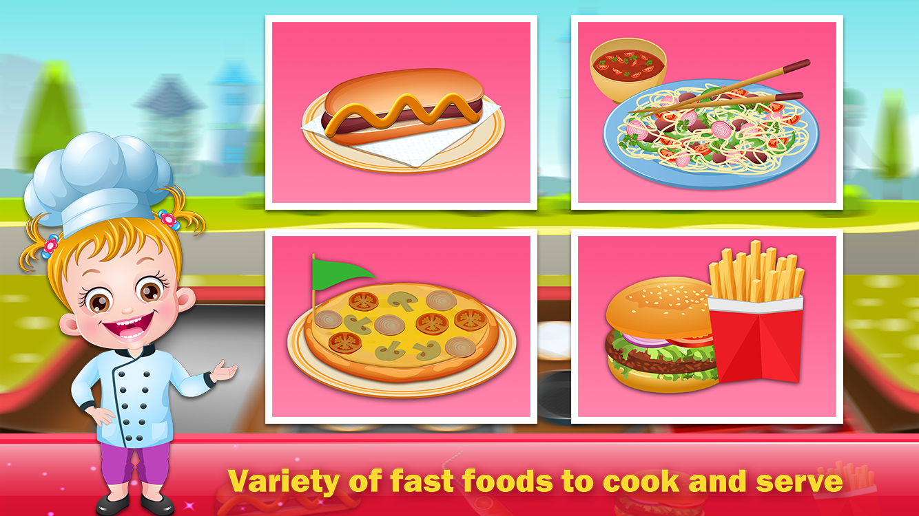 Baby Hazel Food Truck Game Screenshot