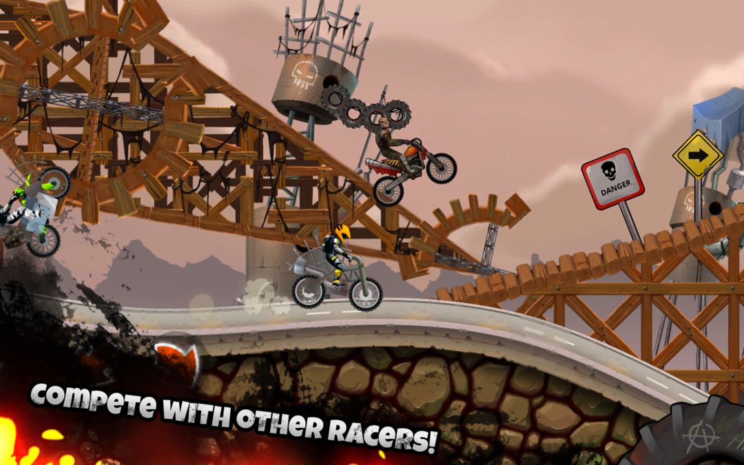 Screenshot of Mad Road: Apocalypse Moto Race