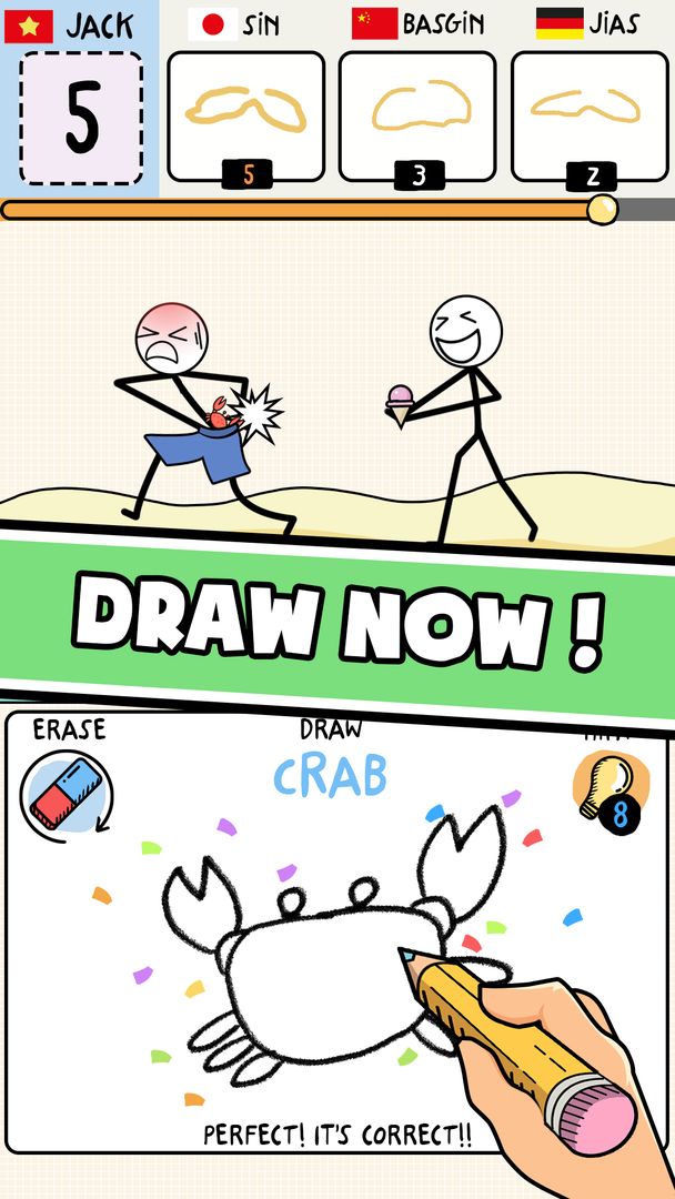 Draw puzzle: sketch it screenshot game