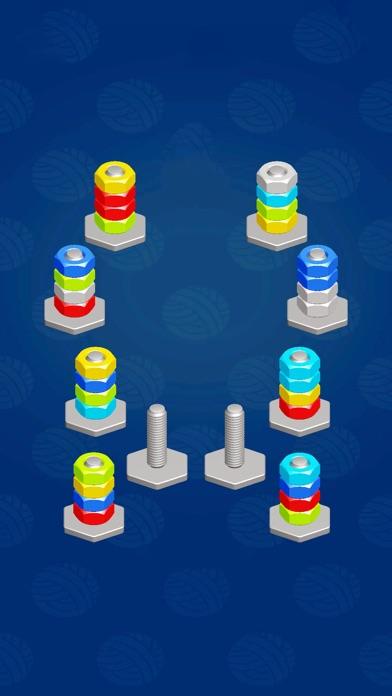 Скриншот игры Screw Sort - Nuts And Bolts！