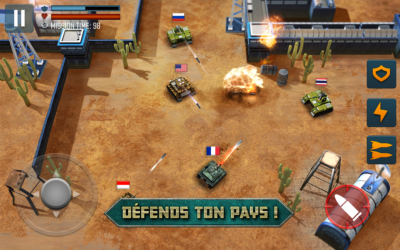 Screenshot 1 of Tank Battle Heroes: World War 1.19.8