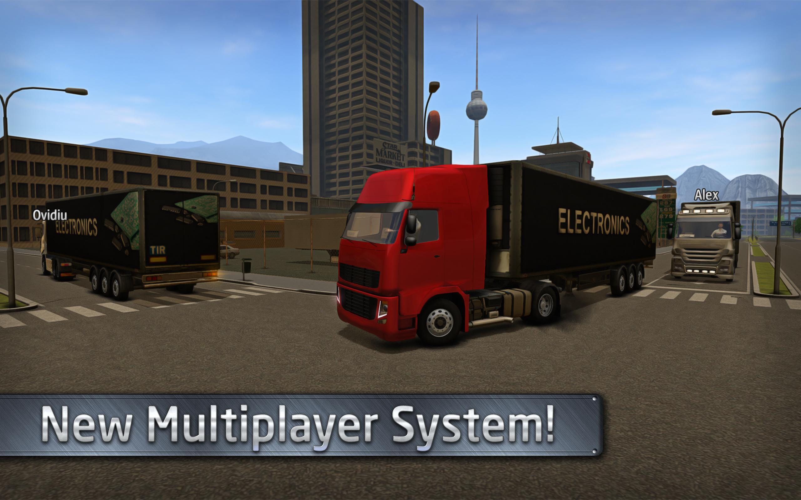 European Truck Simulator Game Screenshot