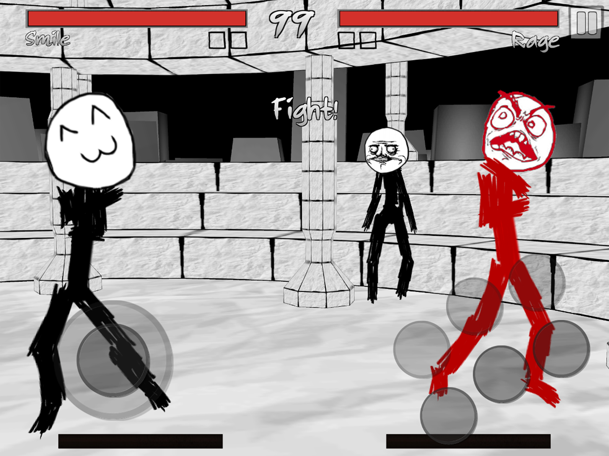 Cuplikan Layar Game Stickman Meme Fight