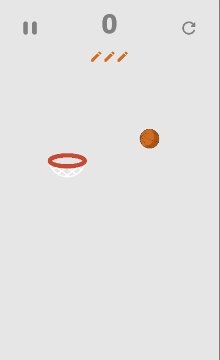 Hoop Draw Basket Game Screenshot