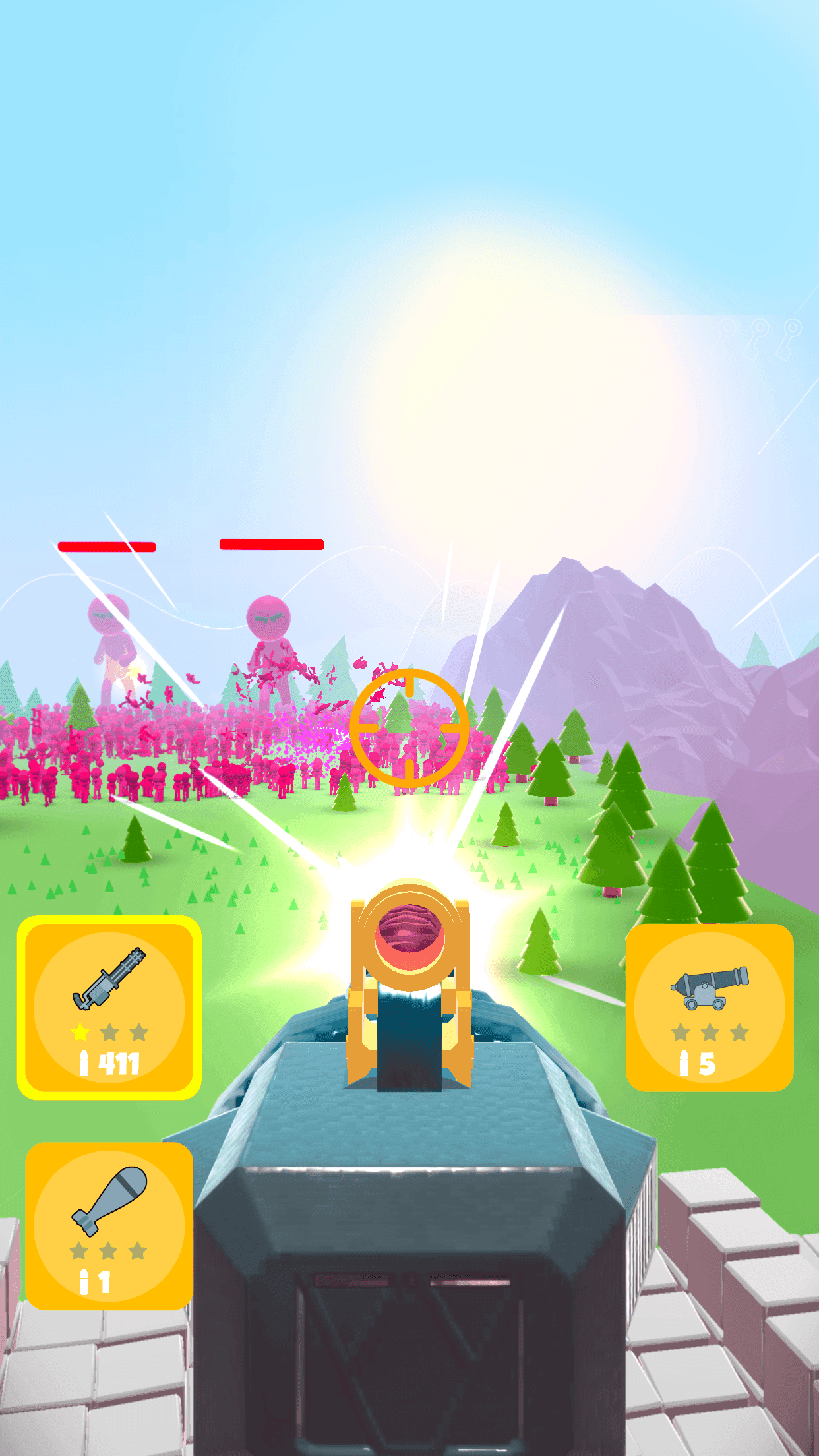 Crowd Defense Game Screenshot