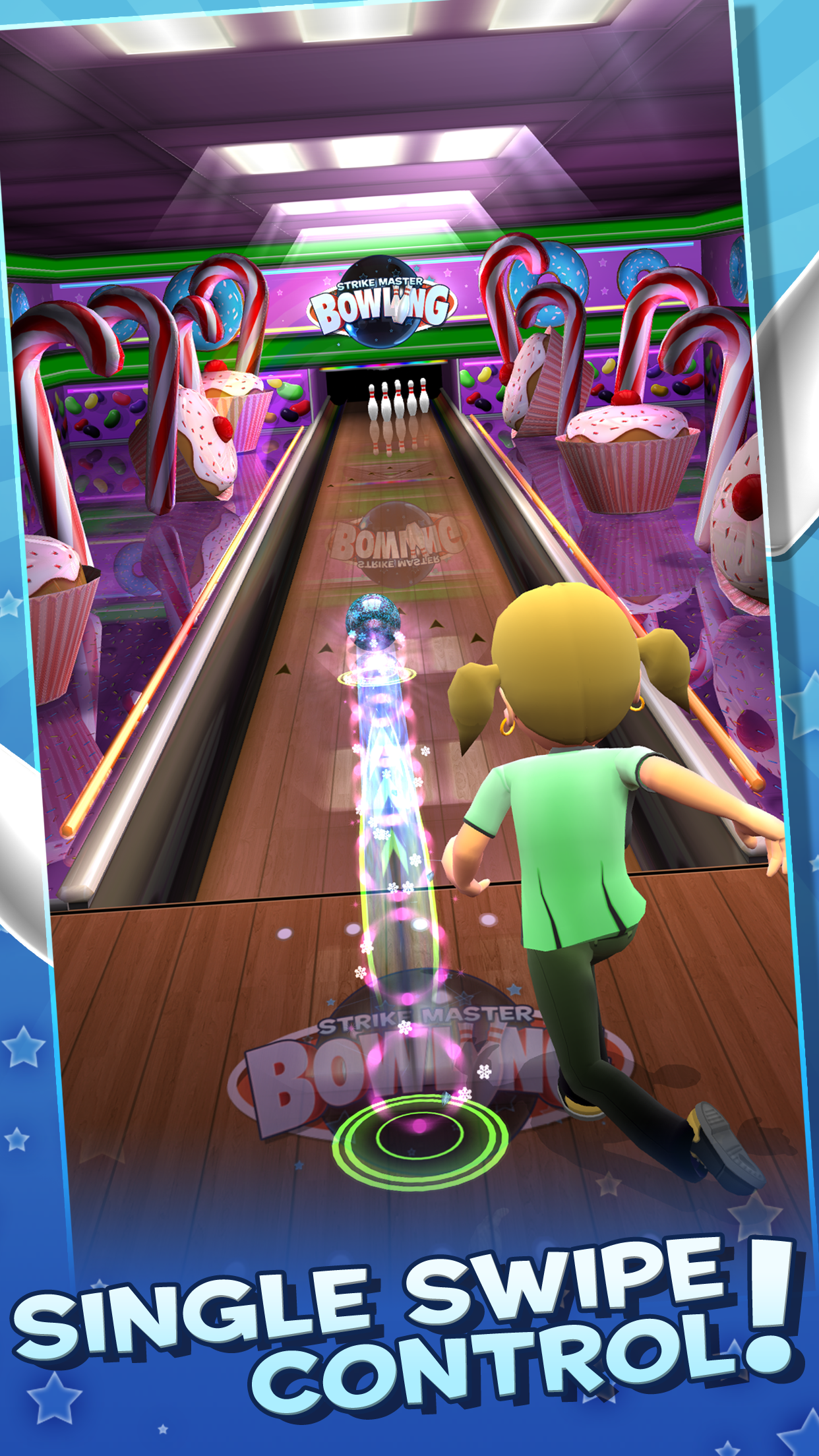 Strike Master Bowling Game Screenshot