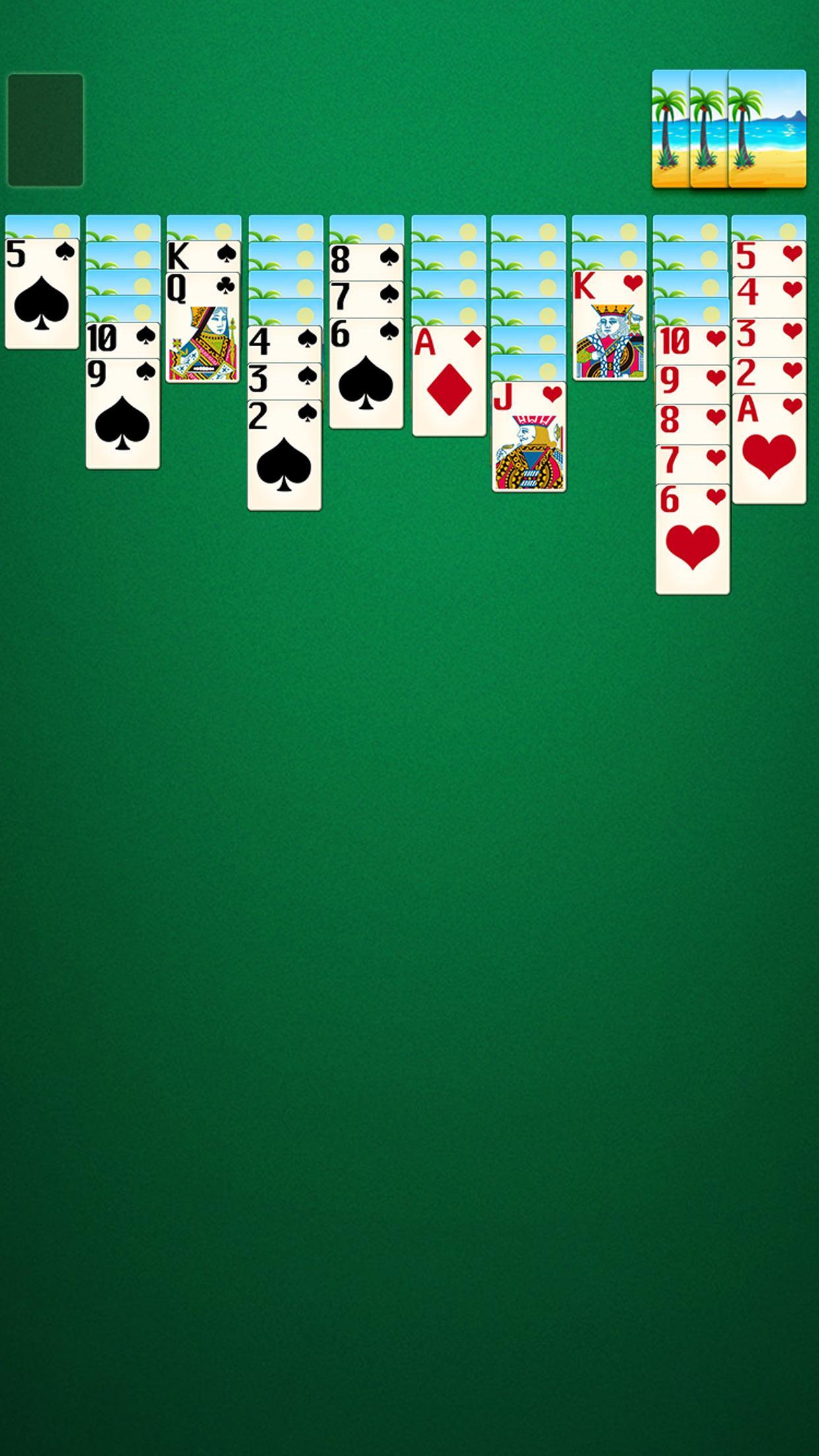 Spider Solitaire Game Screenshot