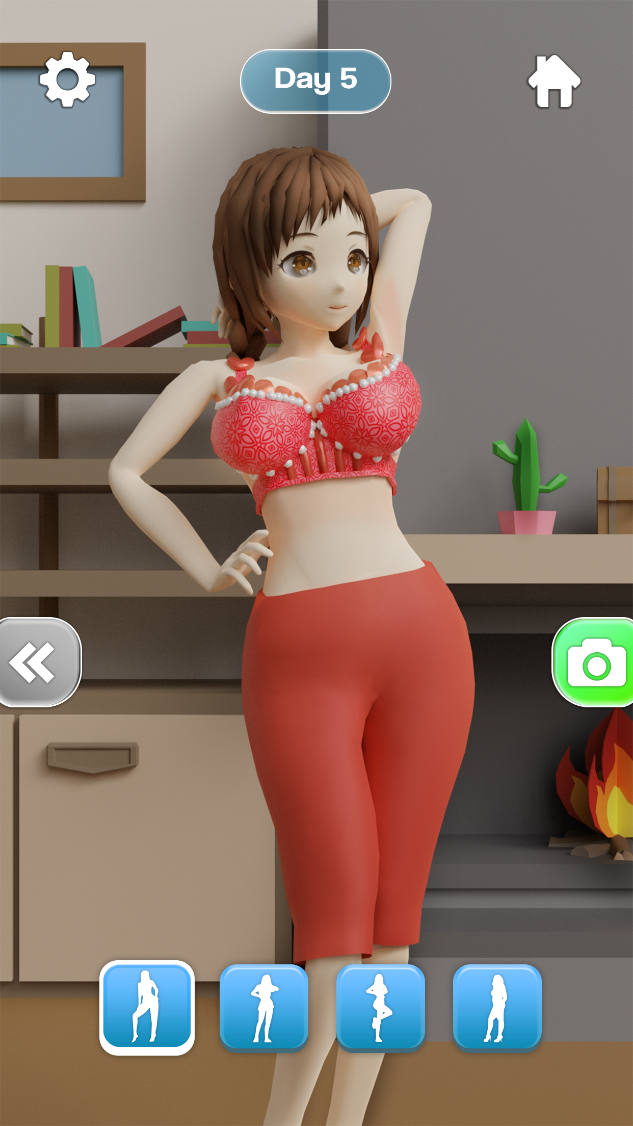 Screenshot of Anime Girl Bra Maker