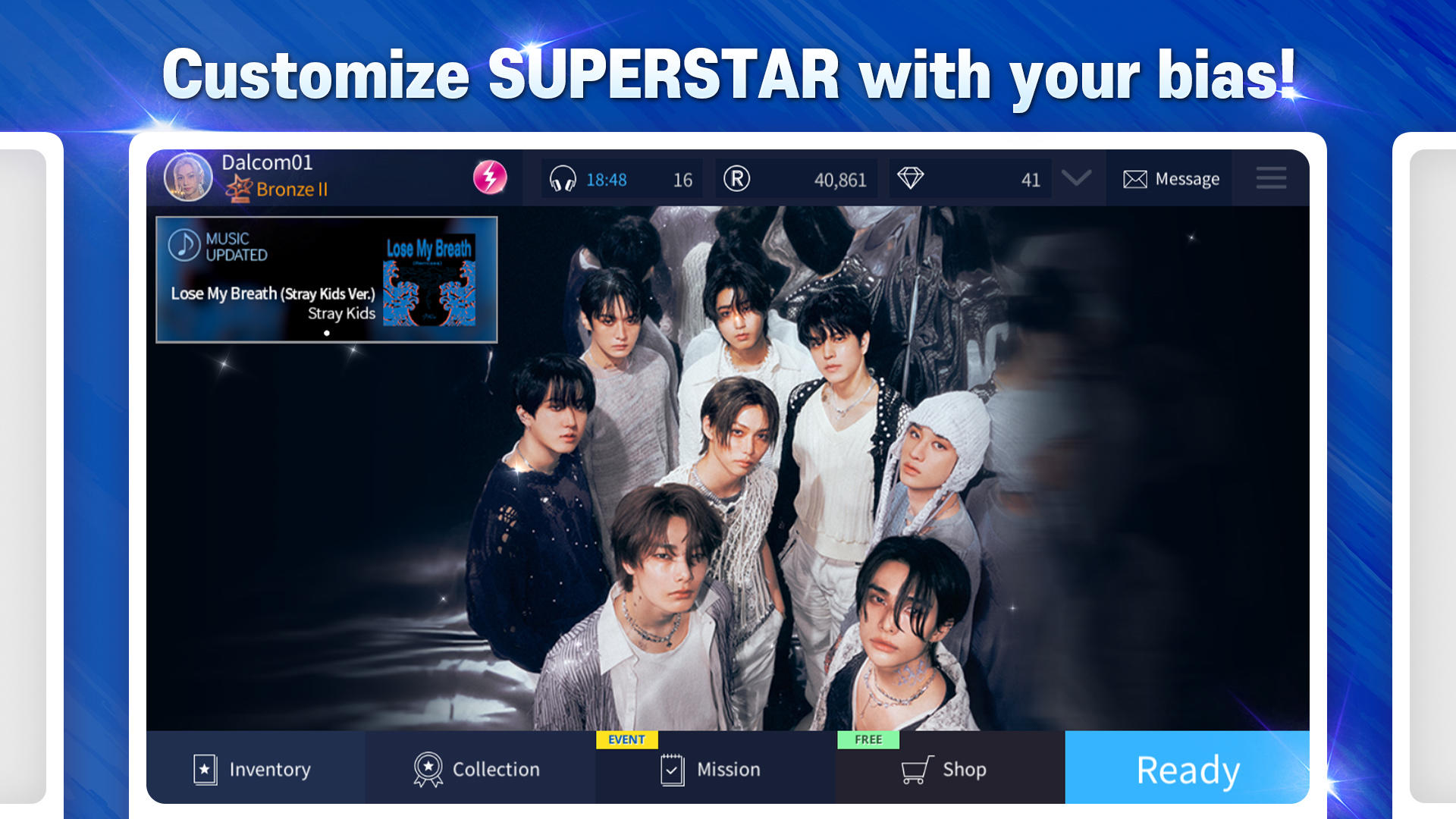SUPERSTAR JYPNATION Game Screenshot
