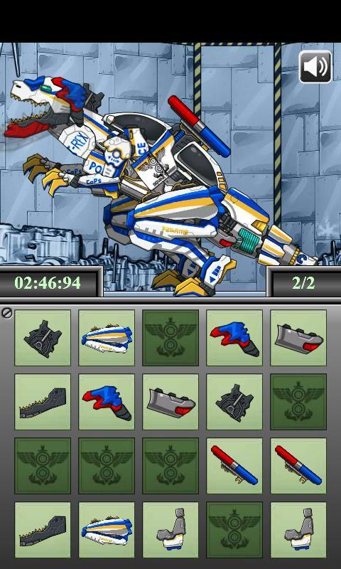 Screenshot of Mobilize! Dino Robot Maching